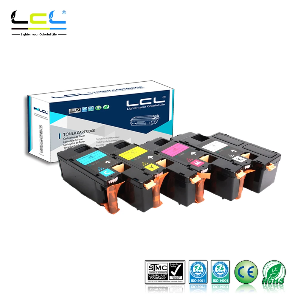 

Тонер-картридж LCL 1250 1250C 1350 1355 (4 упаковки KCMY), совместимый с Dell 1250C/1350CNW/1355CN/1355CNW/C1760nw/C1765nf/C1765nfw