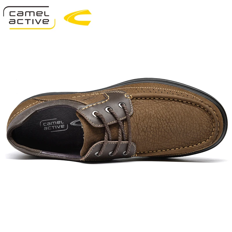 Кроссовки Camel Active мужские из натуральной кожи удобная повседневная обувь на