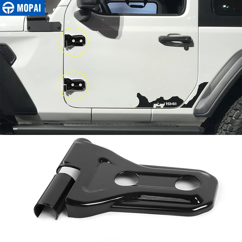 MOPAI автомобильные наклейки для Jeep Wrangler 2018 + запасной шарнир шины дверная ручка