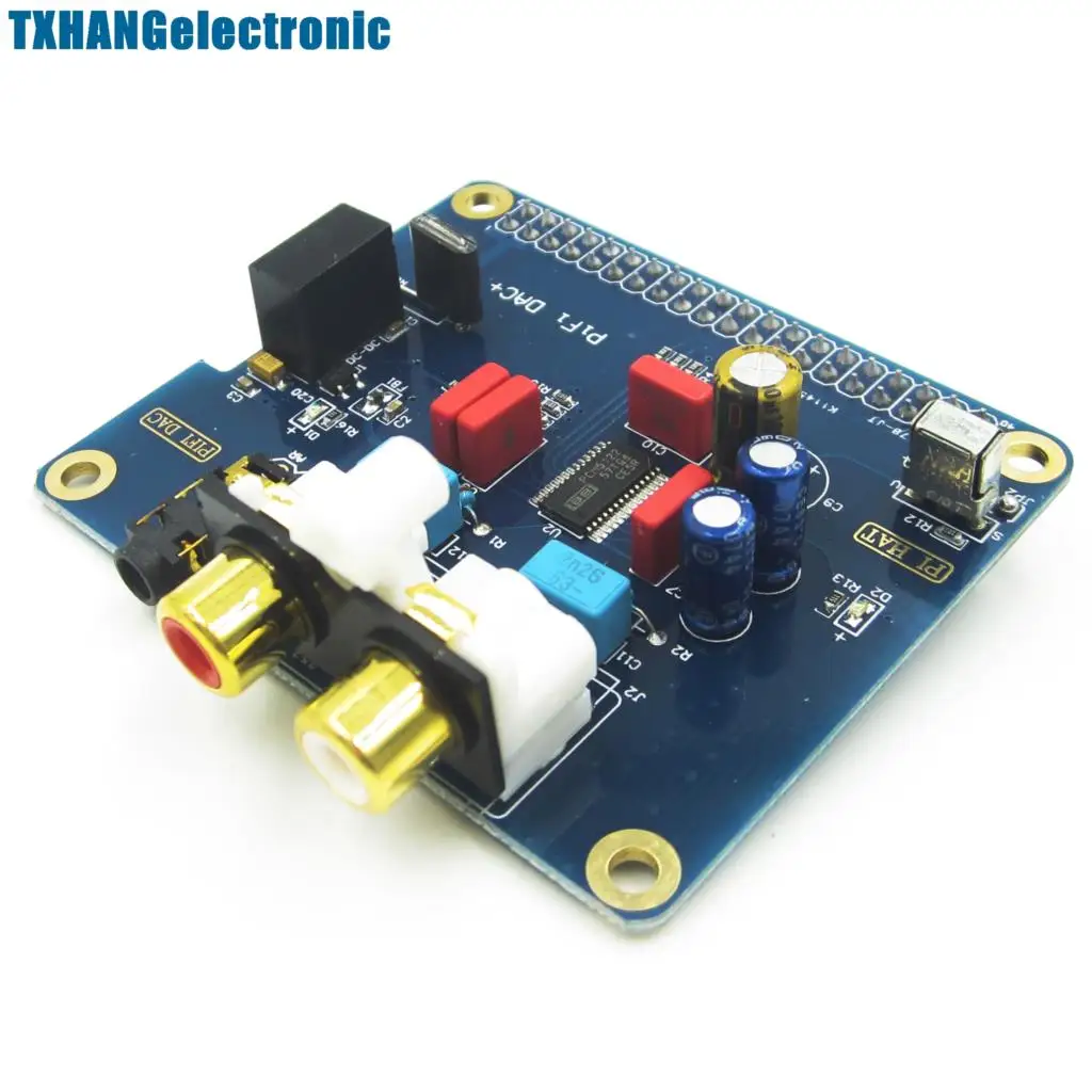 DAC + HIFI аудио модуль звуковой карты I2S интерфейс для Raspberry pi 3 2 B +|sound module|interface moduleaudio