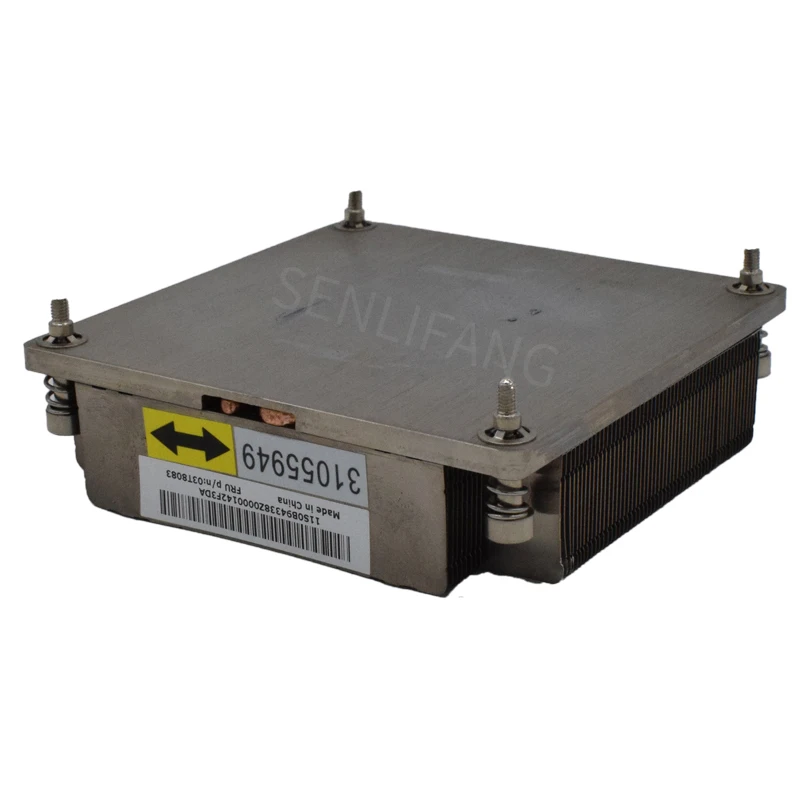 Процессор радиатора 03t8083 03x3880 теплоотвод для сервера RD330 RD340 RD430 rd440 Процессор 1U 1366 1356 процессор радиатор охлаждения 31055949