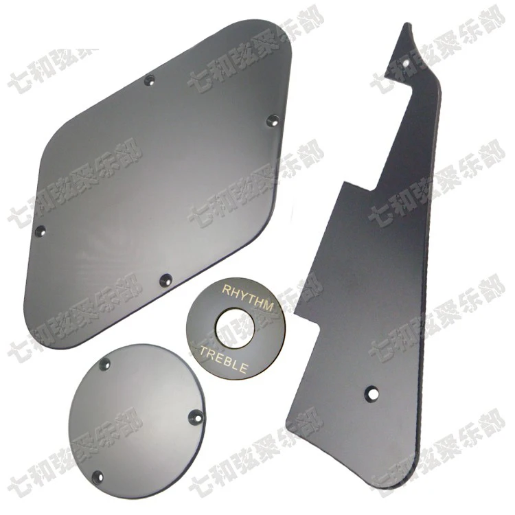 Набор из 4 черных накладок для электрогитары полости крышки переключателя