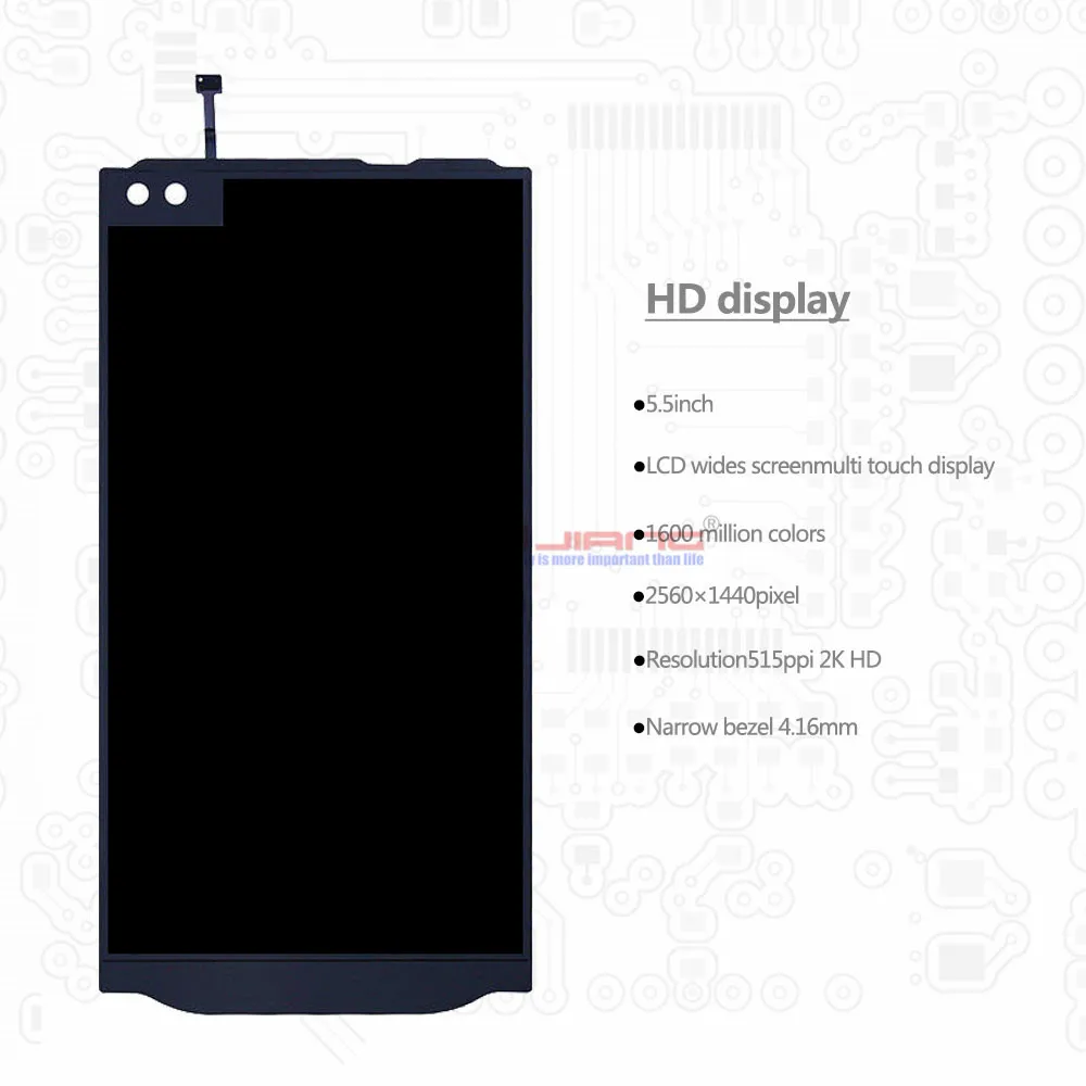 Оригинальный ЖК дисплей 5 7 ''для LG V10 H960 H968 H900 VS990 сенсорный экран с рамкой