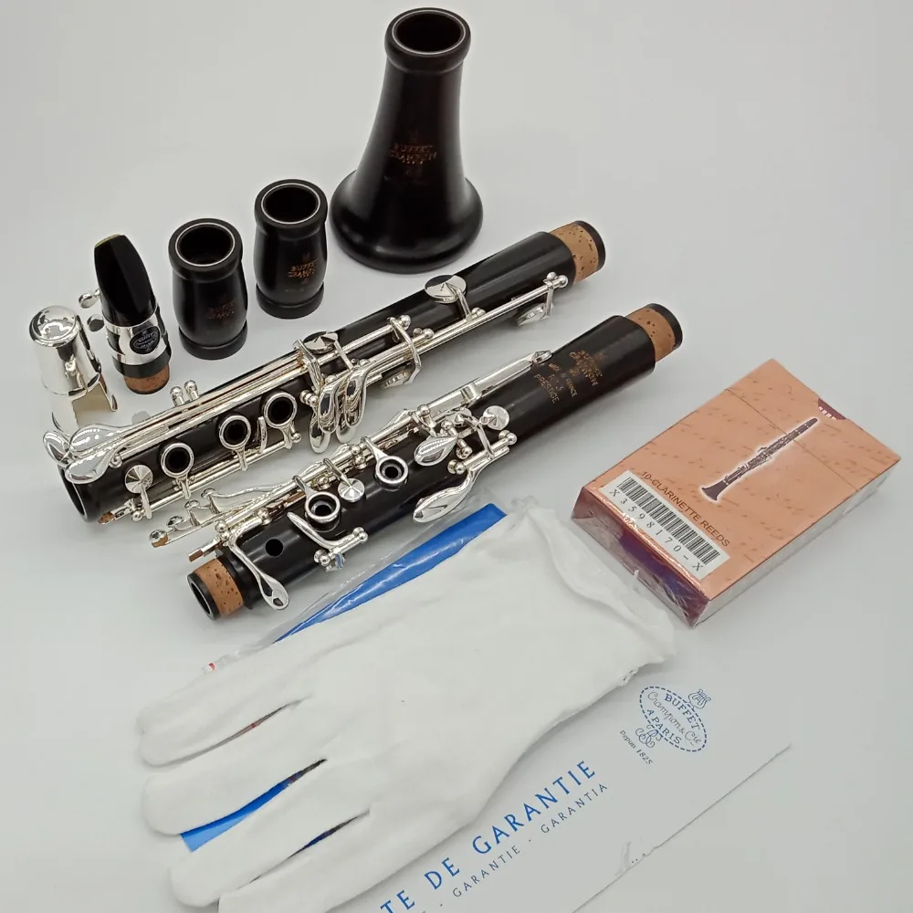 Бесплатная доставка черное дерево кларнет R13 PRESTIGE Professional A кларнеты Bakelite мундштук