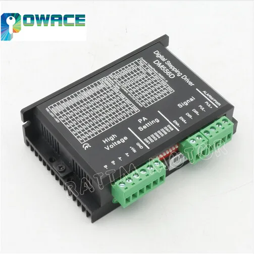 

Новые товары! DM556D 50VDC /5.6A / 256 microstep высокопроизводительный цифровой Драйвер шагового двигателя