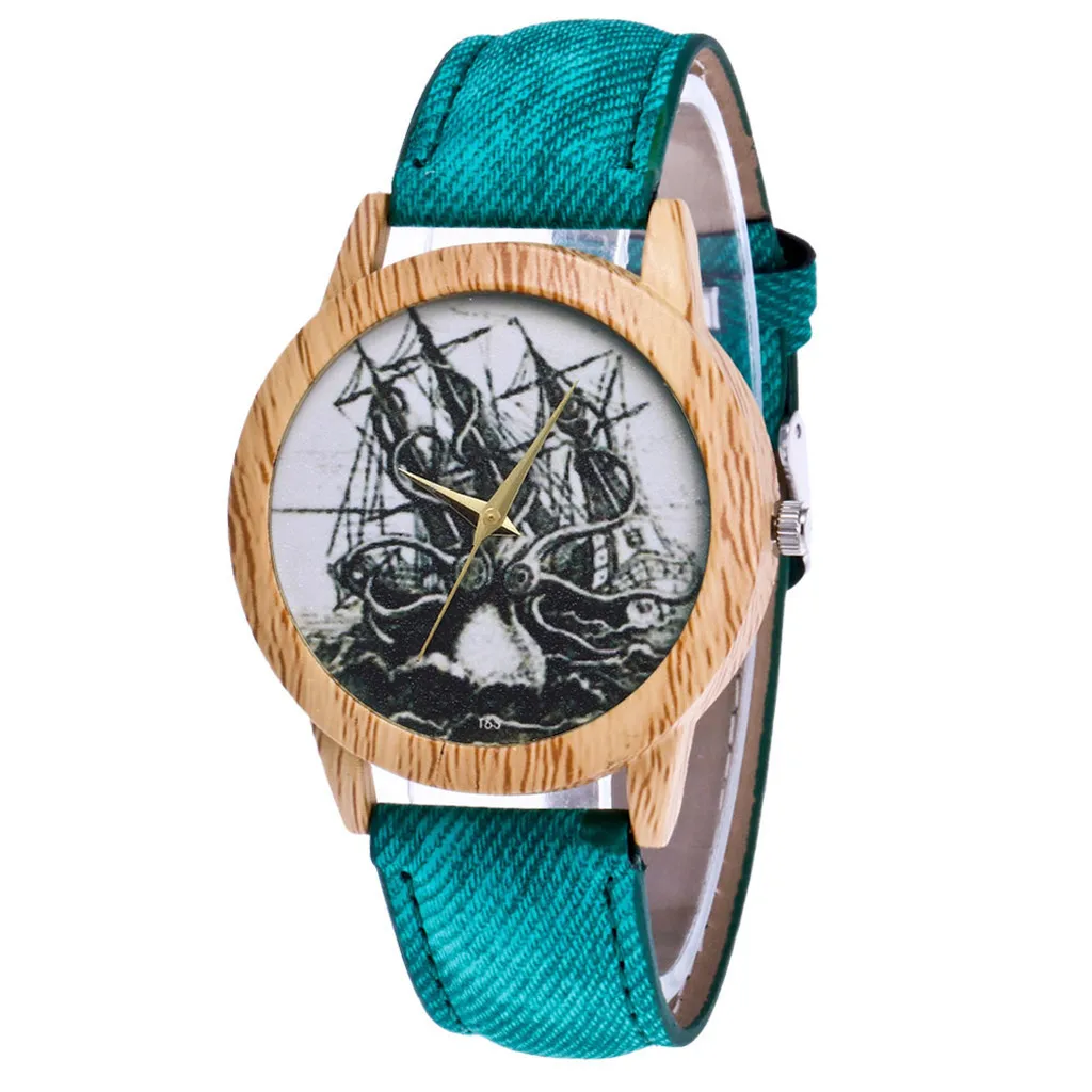 Reloj mujer женские модные повседневные кожаный ремешок аналог кварцевые круглые