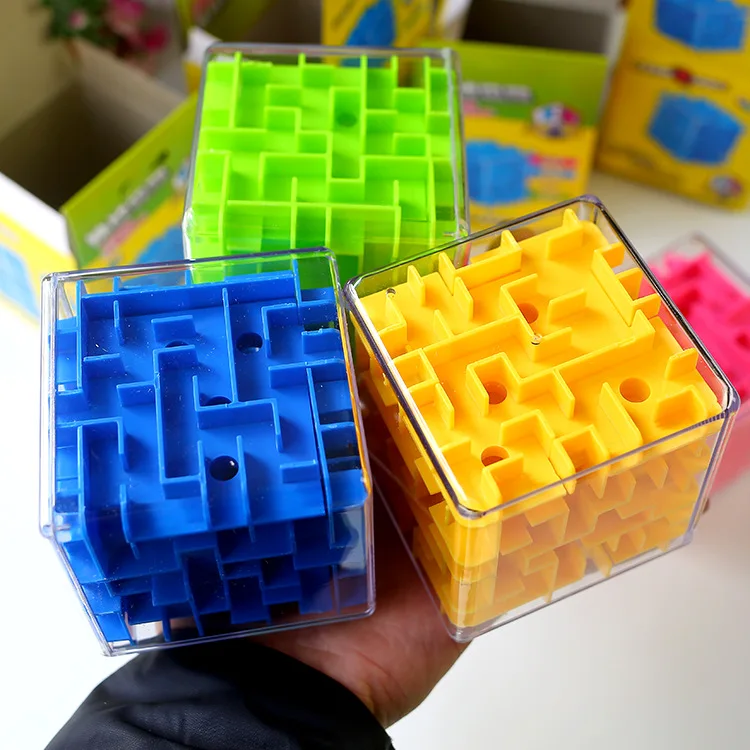8x8x8 см забавные 3D волшебный куб игрушка лабиринт детская игра головоломка