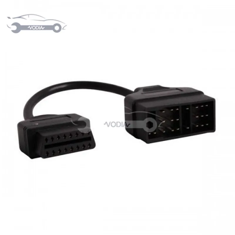 Кабель удлинитель OBD2 16 контактный штекер гнездо 22 к контактному OBD1 подключение