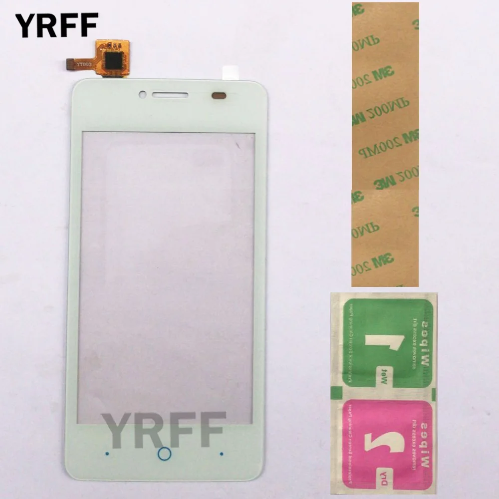 White 4," мобильный сенсорный экран панель для zte Blade AF3 T221 A5 Pro Сенсорный экран дигитайзер сенсор внешняя стеклянная панель объектива Переднее стекло - Цвет: White