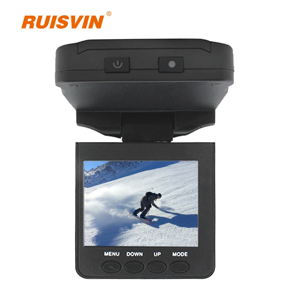 RUISVIN автомобильный фотоаппарат дюймов 2 5 мини Дэш Камера 270 градусов Whirl