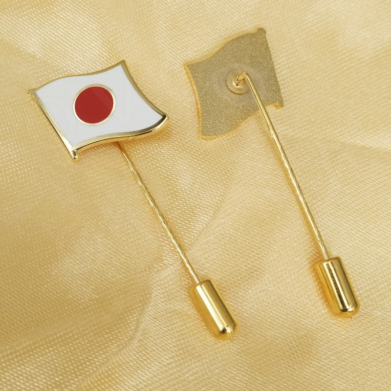 Мягкие эмалированные булавки для лацканов с японским флагом|lapel pin|pin pinenamel pin |