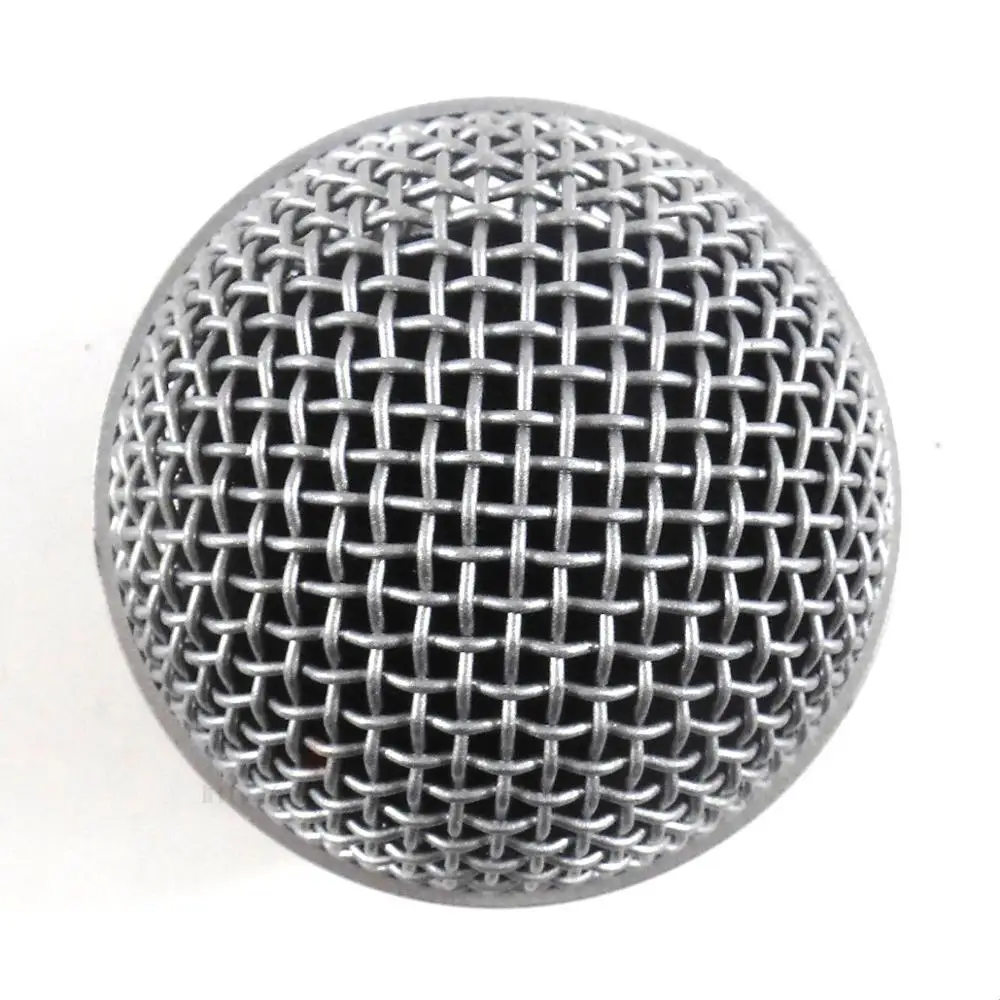 2PCS Professional HIGH quality Replacement Microphone Grille Ball Head Mesh Fits For shure PG48 PG58