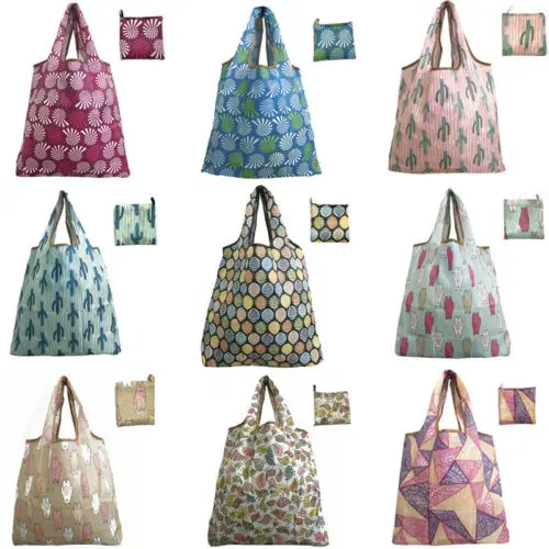 2019 новые гнущиеся женские рециркулированые хозяйственные Эко сумка