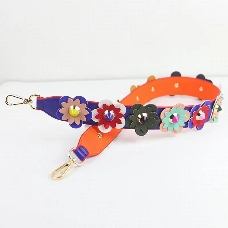 [Clearance] 2018 Strap you Flower Female handbag belt women bag strap pu leather part bolsa accessories Gifts M1650 | Багаж и сумки