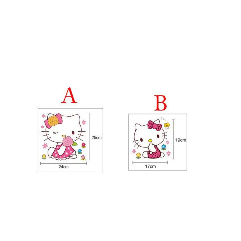 Hello Kitty туалет Ванная комната Водонепроницаемый декоративные украшения дома