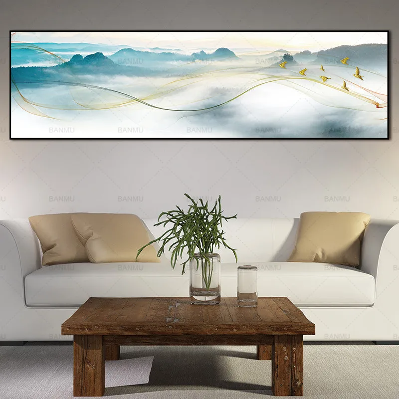 

canvas painting wall picture art print mountain on canvas and posters wall art Painting decoration for living room no frame