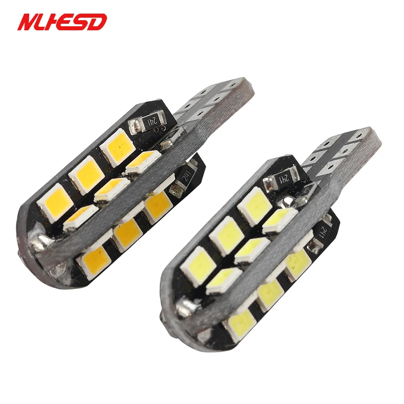 100 шт./компл. T10 24smd 2835 smd светильник t10 24led клиновидные боковые парковочная лампа