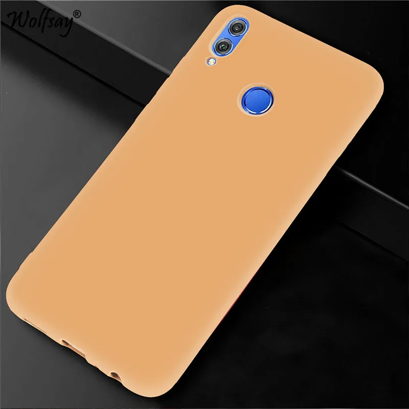 Чехол для Huawei Honor 8X мягкий резиновый силиконовый матовый защитный чехол из ТПУ