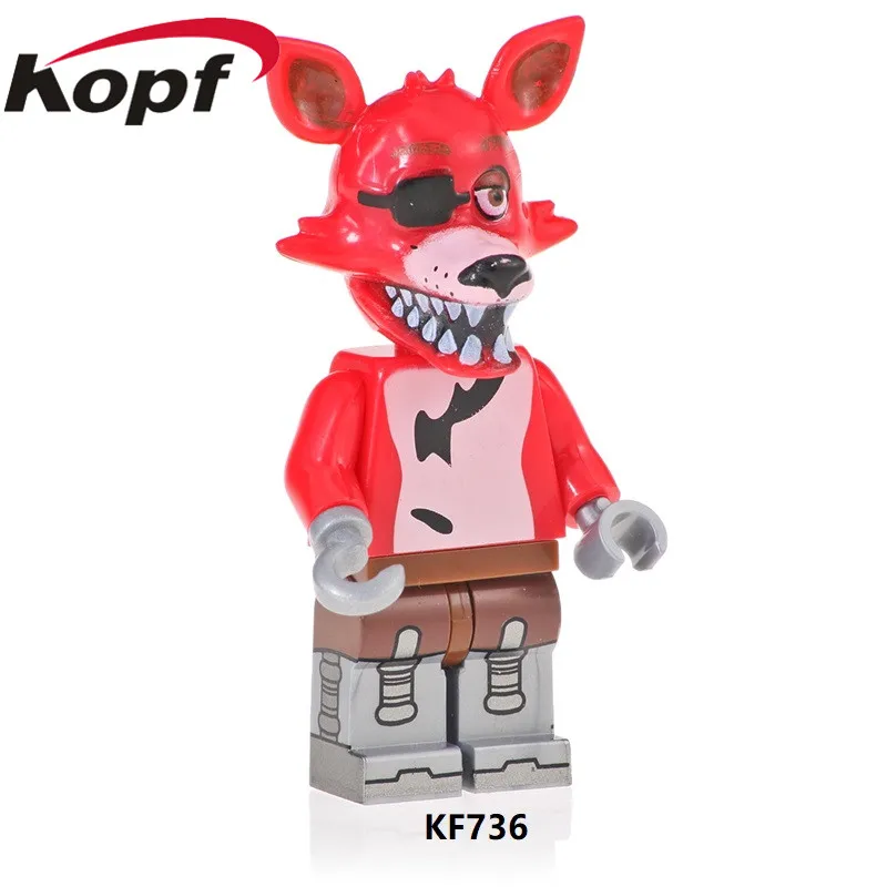 KF734 20 шт мультфильм Пять ночей у Фредди баллонбой Фокси Золотой Фредди строительные блоки фигурки подарок игрушки для детей