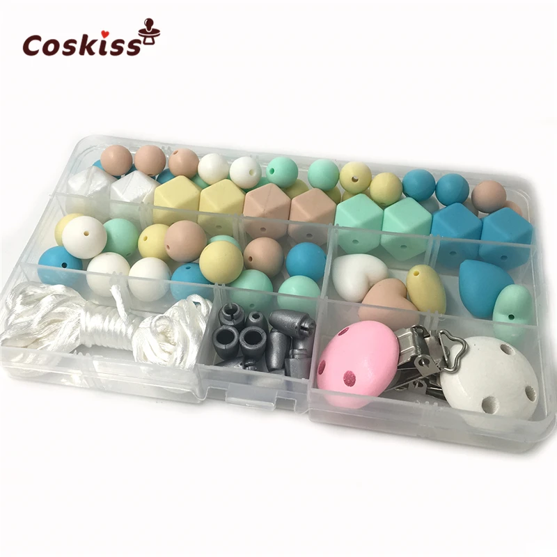 Силиконовые Прорезыватели для зубов DIY детские голубые лавандовые бежевые и