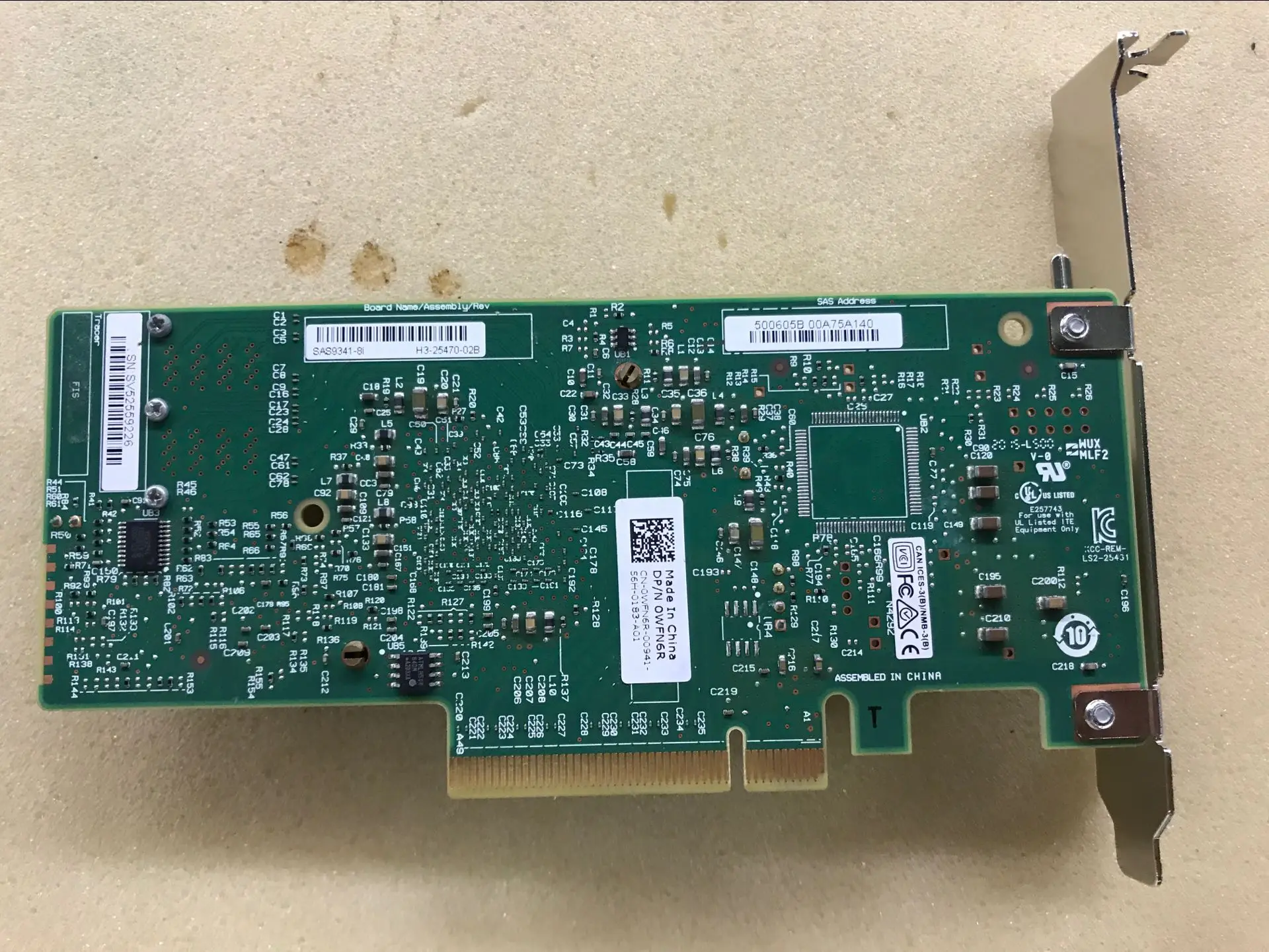 LSI 9341 8i 12pci e 3 0 MegaRAID SAS двухъядерный ROC RAID карта WFN6R|Промышленные компьютеры и