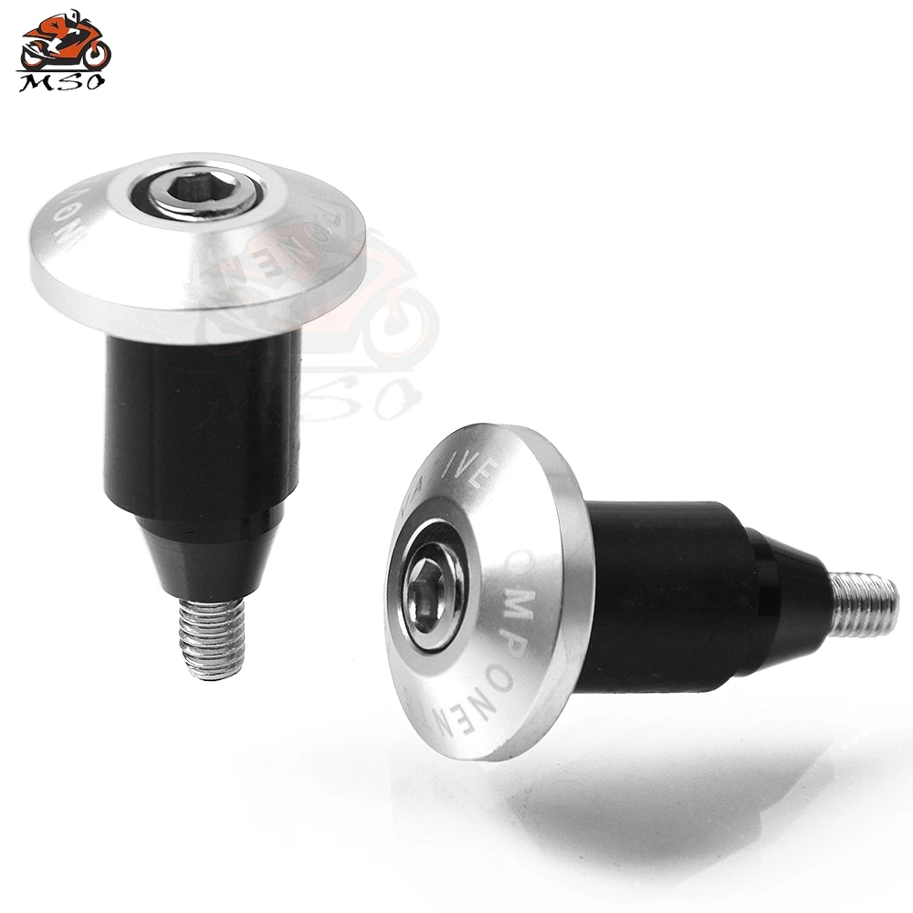 Motorcycle 7/8&quot 22mm Bicycle Grips Bike CNC aluminum Billet Handlebar Bar Ends Caps for honda Yamaha Tmax 500 MT-09 ABS | Автомобили и