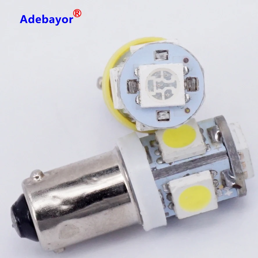 Светодиодсветильник пы 20X T11 BA9S 5 SMD 5050 5SMD T4W 1445 Q65B H6W 182 53 57 автомобильные индикаторы