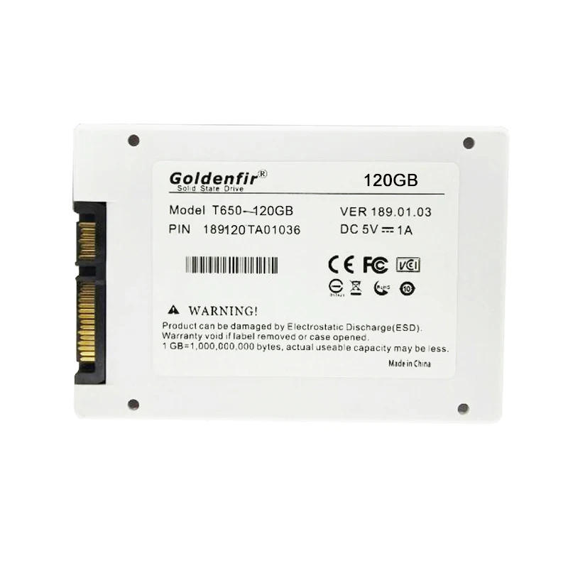 SSD 60 ГБ 120 240 32 Goldenfir 500 г твердотельный накопитель диск 360 480 960 1 ТБ для ноутбуков desktop