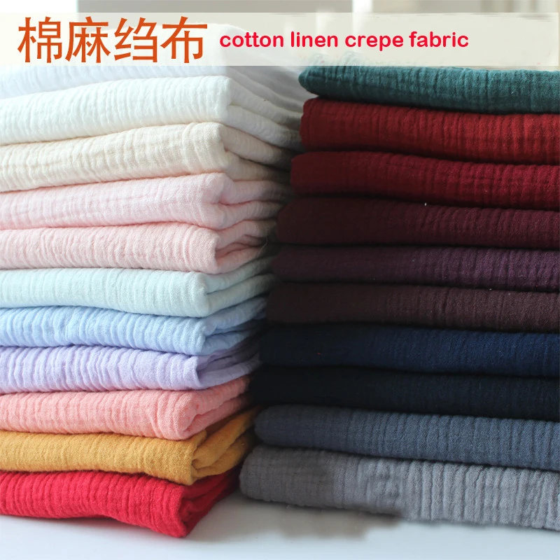 2 метра 135 см 53 дюйма двухслойная ткань детская одежда для сна M66F1|cotton crepe fabric|crepe