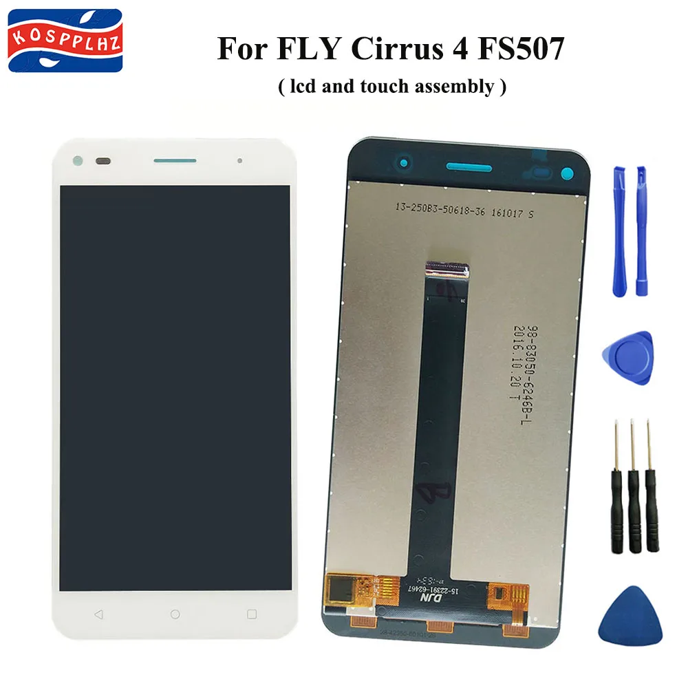 100% тестирование нового для FLY Cirrus 4 FS507 ЖК дисплей Дисплей + кодирующий