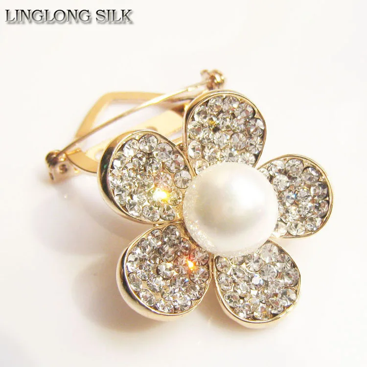 Жемчужная брошь/2014 новая модная свадебная брошь со стразами/отличные броши для