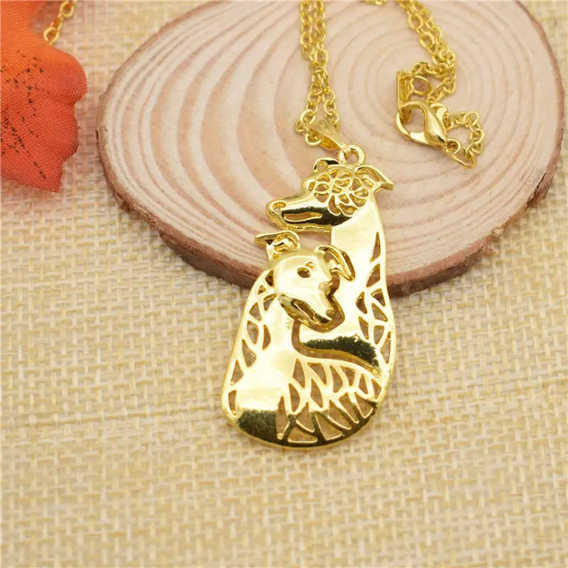 LPHZQH Модный Аксессуар Мультфильм Бохо Шикарный белый парный собака ожерелье