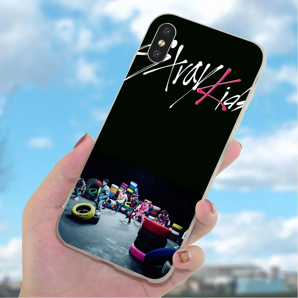 Мягкий разноцветный детский чехол из ТПУ KPOP для iPhone 6S Plus 8 XR X 7 6 5 5S SE Xs Max Back 11