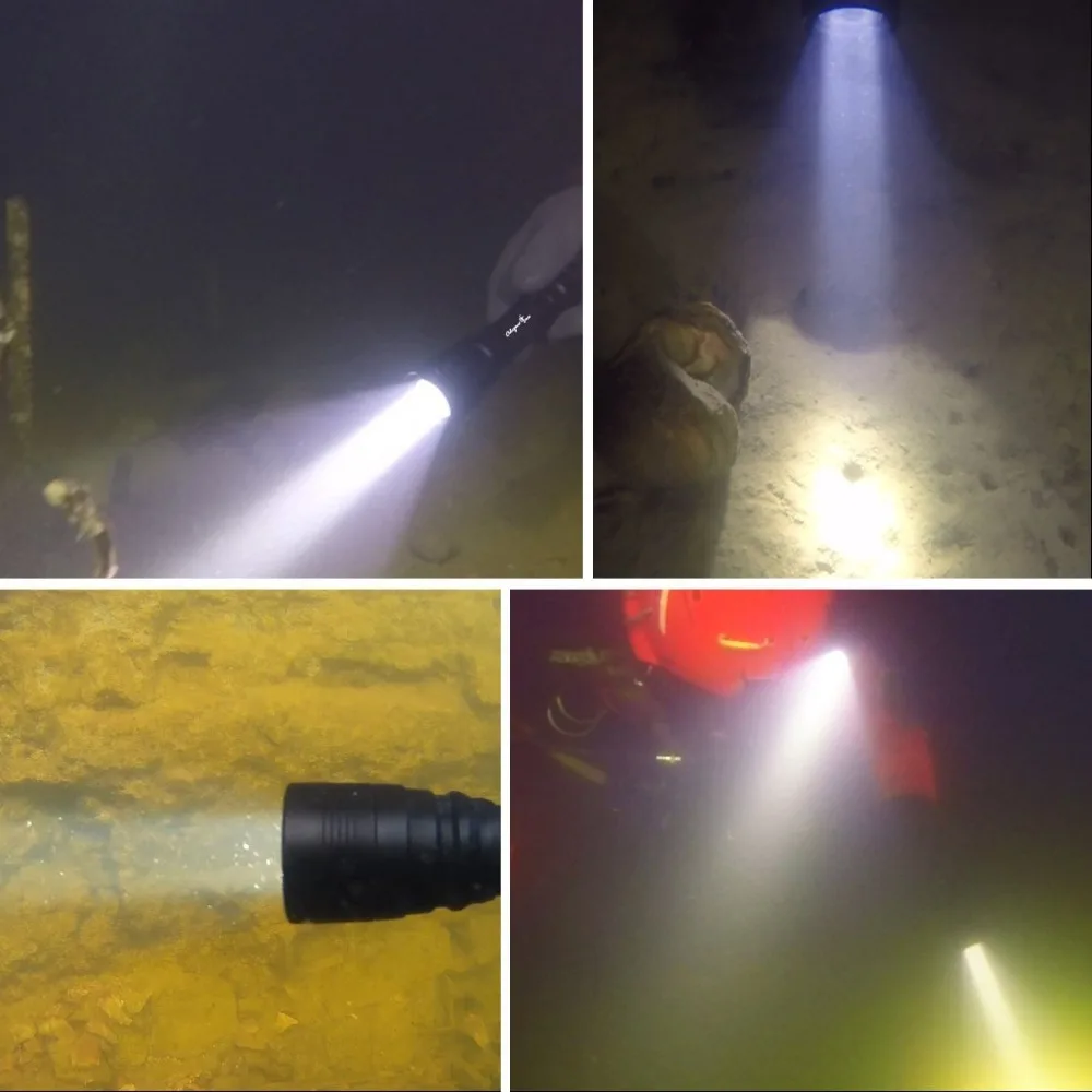 Asafee фонарик для дайвинга технический отдыха Torc Cree светодиодный с аквалангом