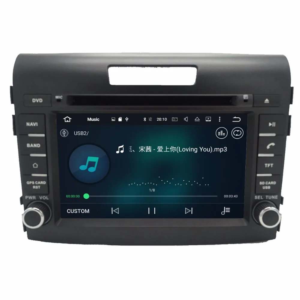 Новейший 2 DIN Android 2012 автомобильный DVD плеер с GPS навигацией для Honda CRV 2016
