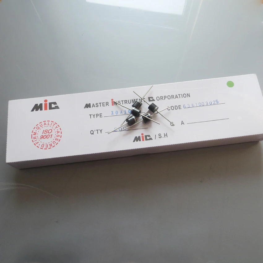 200 шт./корт. 10A 1000 в диоды MIC10A10 60 мм * 8 для самостоятельной сборки | Строительство и