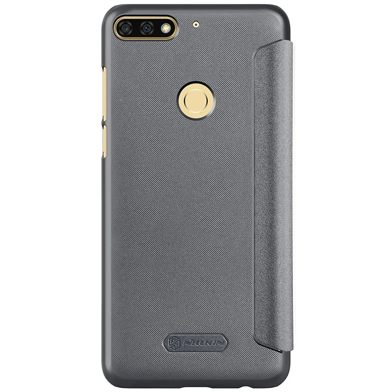 Huawei Honor 7C дело чести чехол Nillkin Sparkle Leather жесткий искусственная кожа флип