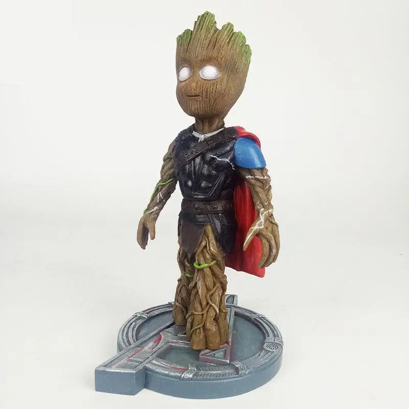 Экшн фигурка Marvel Avengers 3 Groot для детей супергероев ПВХ кукла подарки на день