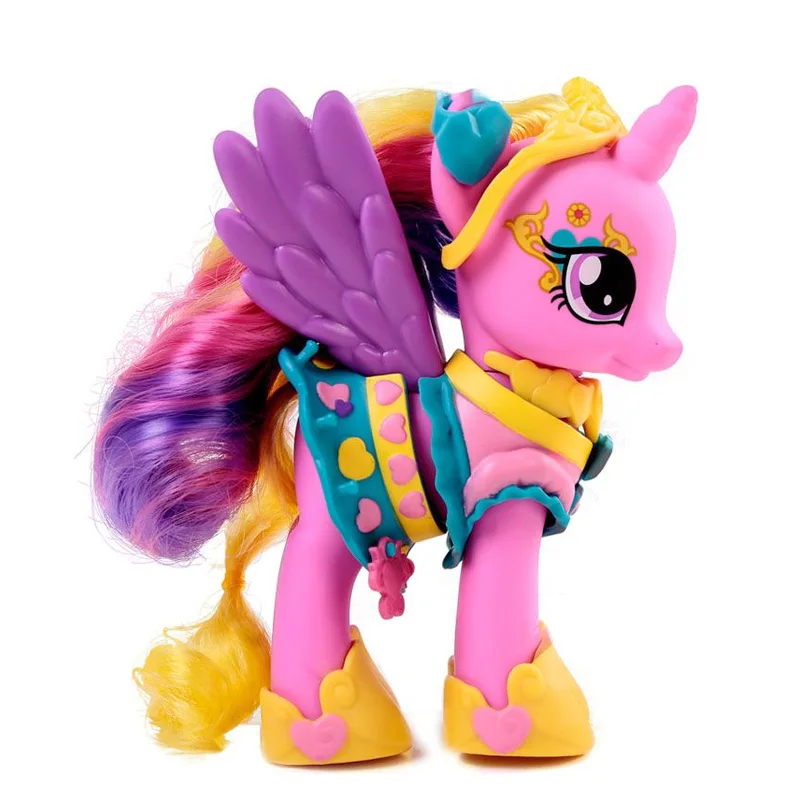 Оригинал My Little Pony принцесса DIY игрушка Дружба Магия Радуга тире пони ПВХ Фигурки