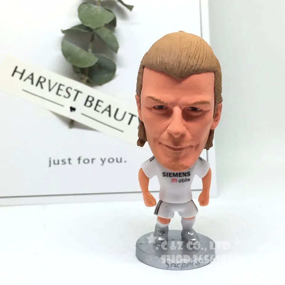 Фигурка Soccerwe звезды футбола Дэвид Бекхэм классические подвижные суставы модель