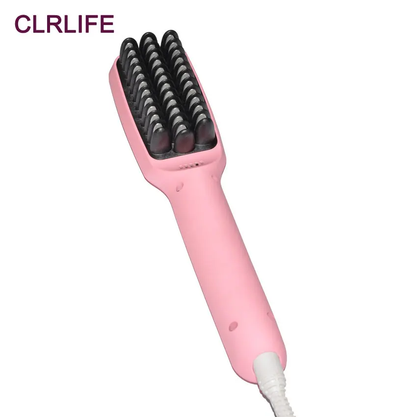 Выпрямитель для волос CLRLIFE 2 в 1 с анионными ионами Электрический утюжок