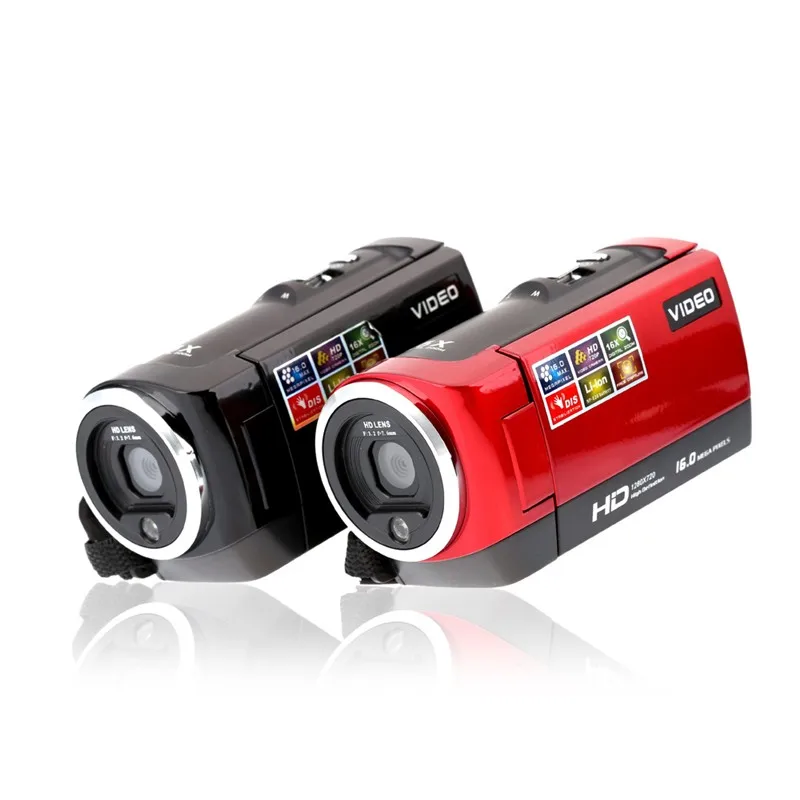 Новейшая цифровая камера HD 720P видеокамера HDV 16MP 16x Zoom COMS Sensor 270 градусов 2 7 дюймовый