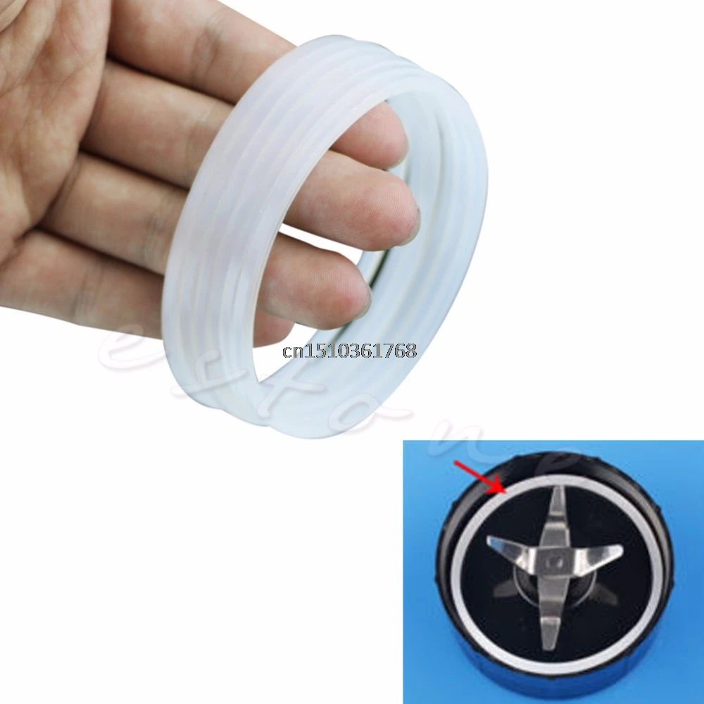 6X Useful Replacement Gaskets Seal Rubber Ring For Magic Bullet Flat/Cross Blade #Y05# #C05#
