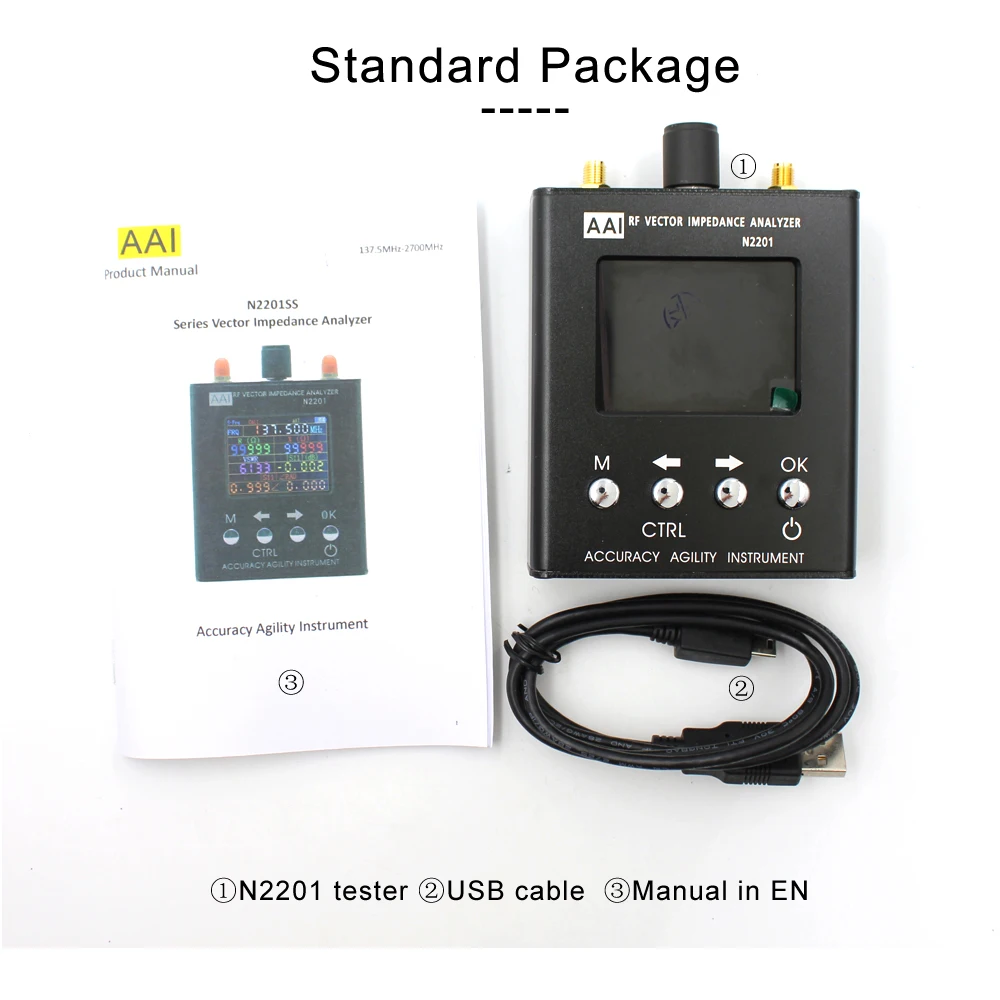 Английский verison N2201SS n2201 137 5 M 2 7 GHZ MHZ to UV RF векторное сопротивление ANT КСВ антенна