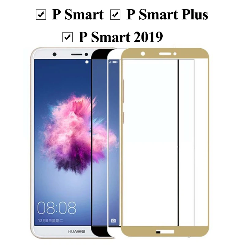 Защитное стекло для Huawei P smart Plus 2019 защита экрана Psmart Psmartplus hauwei huawey huavei Cam Verre