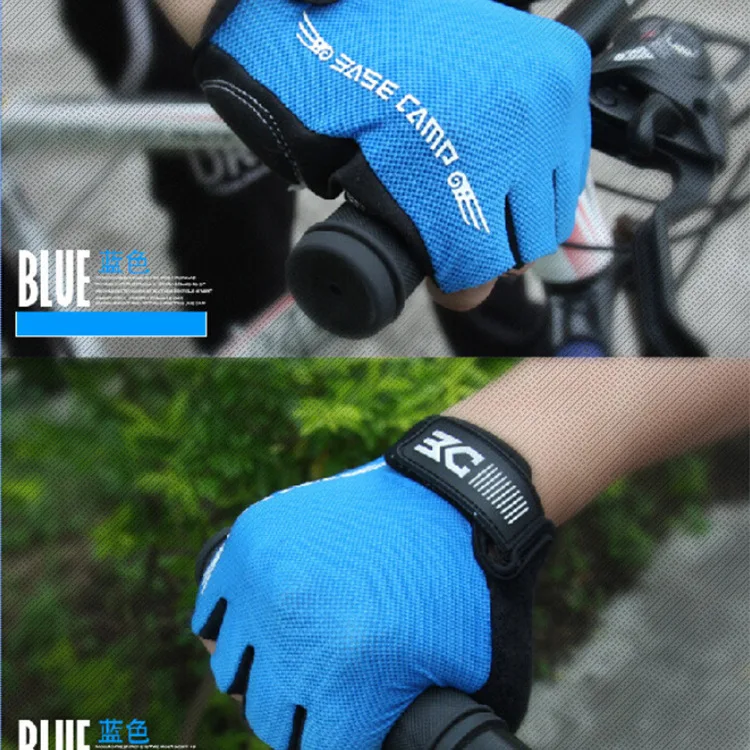 Хит велосипедные перчатки для велосипеда половина пальцев лайкра MTB Luvas Para Ciclismo