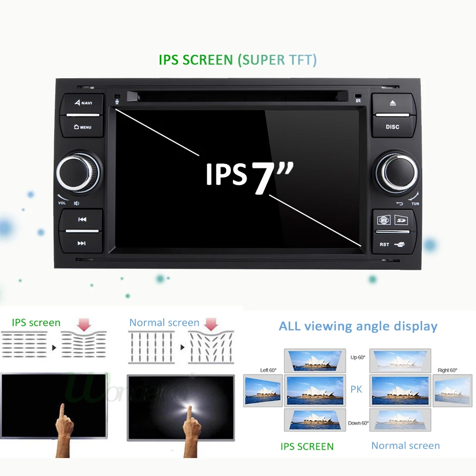 DSP ips 2 din Android 9,0 4G 64G Автомобильный gps для Ford Mondeo S-max Focus C-MAX Galaxy Fiesta transit Fusion подключение kuga dvd-плеер