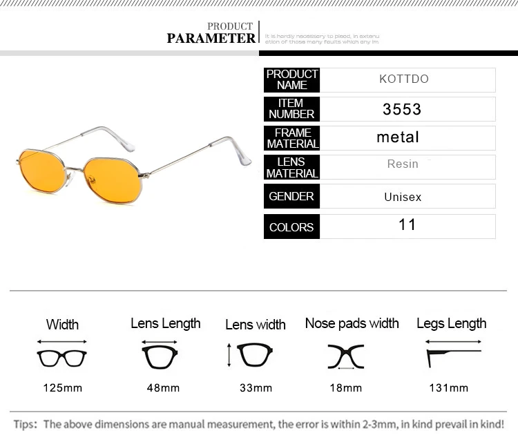 

2021 New Luxury Brand Design Small Frame Round Women Sunglasses Classic Fashion Men Sunglasses Vintage Metal Frame Glasses Uv400