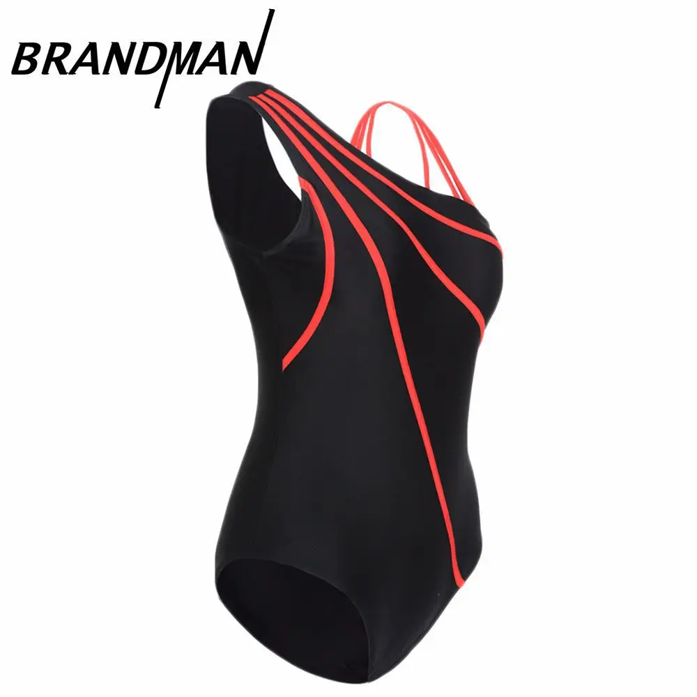 Новый брендовый сексуальный Полосатый Цельный купальник женский купальный