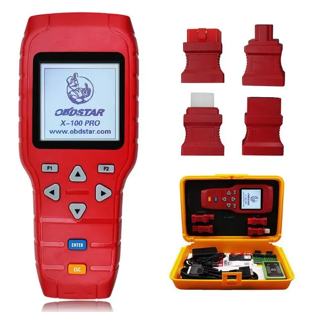 Оригинальный obdstar X-100 x100 программист про ключ Авто (C + D E) в том числе EEPROM адаптер